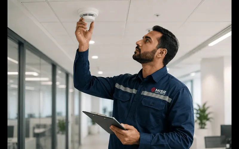 fire alarm system inspection uae