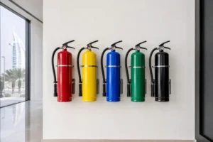 fire extinguisher uae types commercial building