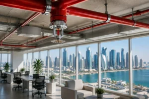 sprinkler system qatar fire safety installation