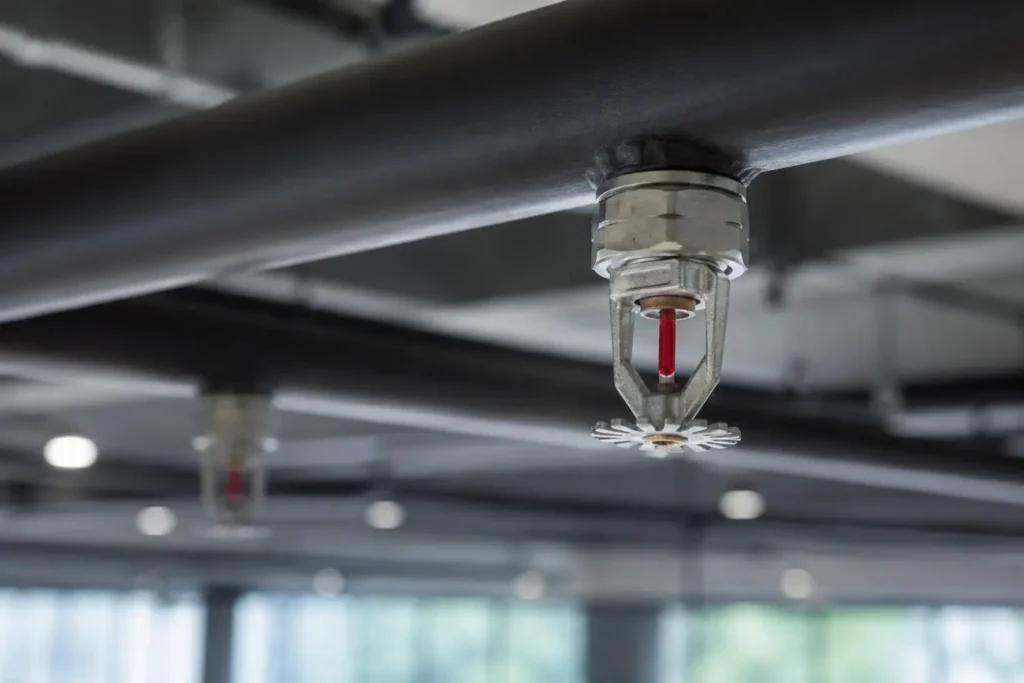 sprinkler fire suppression system in uae commercial building