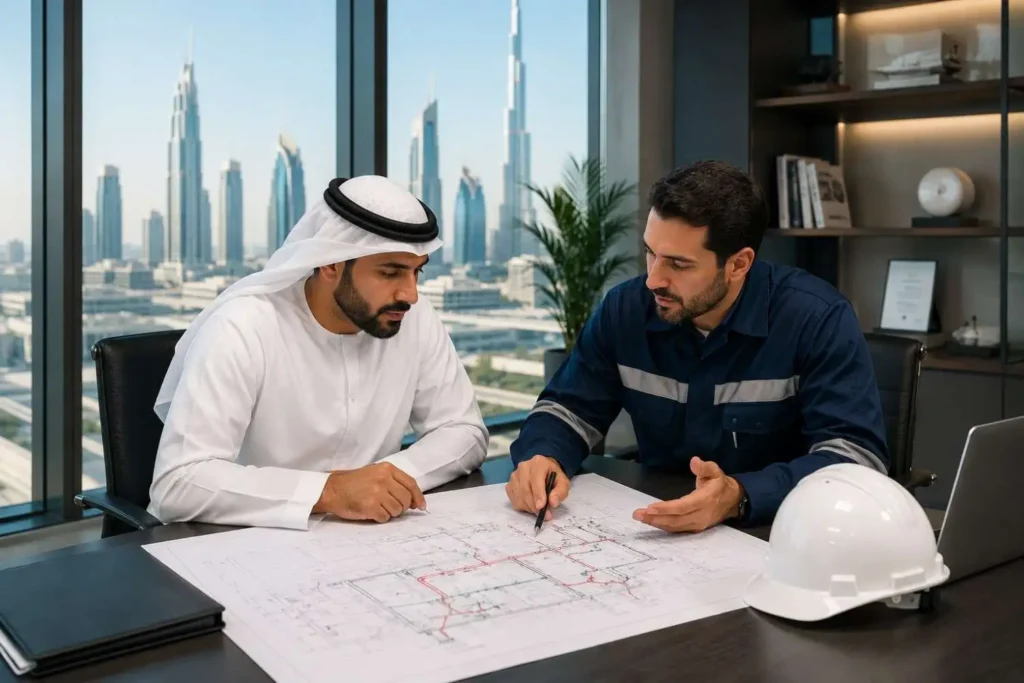 firefighting contractors uae pipework pump installation